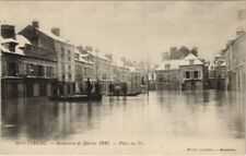 CPA MONTEREAU Flood 1910 Place au Wheat (19547) picture