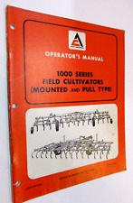 Vintage 1970 Allis Chalmers Operator's Manual 1000 Series Field Cultivators picture