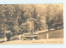 Pre-chrome MONUMENT SCENE Great Barrington - Near Lenox & Pittsfield MA AE8100 picture
