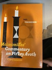 Maimonides commentary on Pirkey Avoth: Living Judaism : the Mishna of Avoth .... picture