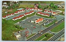 Postcard Dutch Village Motel, New Castle, Delaware J177 picture