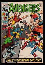 Marvel THE AVENGERS No. 70 (1969) 1st Squadron Sinister FN- picture