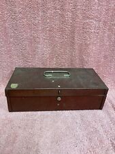 Vintage Metal Tool Box With Tools picture
