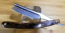 JAQUES LECOULTRE FINE SWISS STRAIGHT RAZOR- LATE 1800- RESTORED - CUSTOM SCALES picture