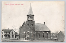 Postcard Bellville, Kansas, Ks, 1909, Baptist Church A700 picture