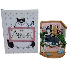 San Francisco Music Box Co Angus & Friends Cats Need 9 Lives I Believe I Can Fly picture