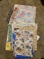 vintage gift wrapping paper lot picture
