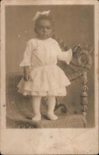 RPPC Rosalee Brown,Peterson (?) Texas-Little Black Girl Children Postcard picture