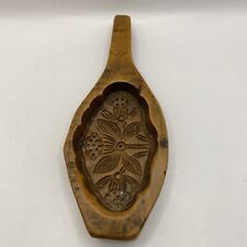 Chinese Wooden Rice Cake Mold Lotus Seed Design Vintage  picture