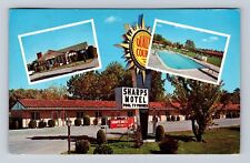 LaFollette TN-Tennessee, Sharp's Motel Advertising, Vintage c1963 Postcard picture