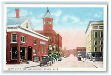 c1940s North Main Street Looking South Orange Massachusetts MA Postcard picture