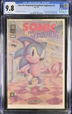 Sonic the Hedgehog Promotional Supplement #1 (SEGA 1991) CGC 9.8 White  🦔🦔🦔 picture
