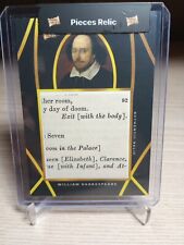 2022 Pieces of the Past Jumbo William Shakespeare Jumbo Authentic Relic (a) picture
