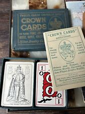 1911 Crown Cards 12 Games in One Milton Bradley Complete Game picture