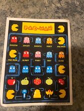 Vintage 1982 Pac Man Sticker Sheet picture
