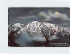 Postcard Old Baldy by Moonlight as seen from Los Angeles California USA picture