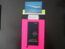 BRITISH AIRWAYS CONCORDE AIRPLANE HUGH JOHNSON'S 1983 POCKET WINE GUIDE BOOK SST picture