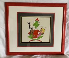 Dr Suess How The Grinch Stole Christmas Cindy Lou Who/Max Sericel Cel Rare Cell picture