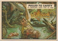 1962 Topps Civil War News #6 Pulled To Safety picture