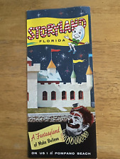 Vintage 60's Florida Storyland Brochure Souvenir Child's Fantasyland picture