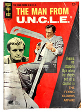 David McCallum The Man From U.N.C.L.E. 1967 Comic Book #13 Gold Key Silver Age picture