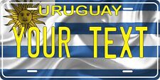 Uruguay Flag License Plate Personalized Car Auto Bike Motorcycle Custom  picture