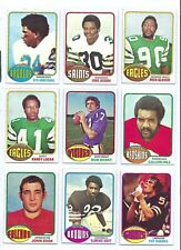 1976 TOPPS FOOTBALL 9 CARD- LOT picture