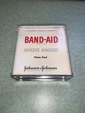 Vintage Johnson & Johnson Band-aid Tin  Circa 1940's w/ original contents picture