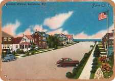 Metal Sign - New Jersey Postcard - President Avenue, Lavallette, N. J. picture