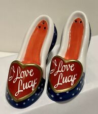 I Love Lucy Shoes Salt & Pepper Shakers Ceramic Collectible 1999 CBS Lucy Ball picture