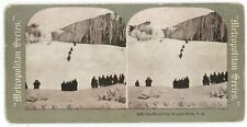 c1900's Real Photo Stereoview 916 Ice Mountain, Niagara Falls New York picture