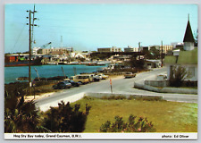 Hog Sty Bay Grand Cayman Islands Church of God Street View Port Cars Postcard D3 picture