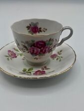 H&M Sutherland Pink Floral Vintage Teacup & Saucer Bone China Tea Cup England picture
