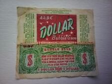 1954 A&BC Film Star Dollar Bubble Gum Wax Pack Wrapper picture