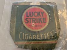 Vintage 1940's WWII Empty Lucky Strike Cigarette Pack Green (flat from storage) picture