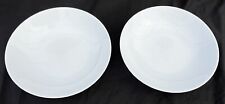 Noritake Savoy White 7.5” x 1.5” Coupe Soup Bowls Set Of 2 EUC picture
