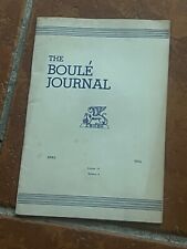 Rare  Sigma Pi Phi Fraternity Boule’ Journal April 1956 picture
