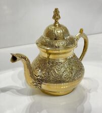 Exquisite Handcrafted Copper Tea Kettle - Traditional Moroccan Elegance picture