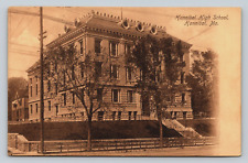 c1908 Hannibal High School Missouri MO ANTIQUE Postcard picture