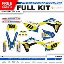 Sherco  SEF 300 2021 Super durable MX Graphics Decals Stickers Decallab picture
