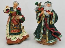 Danbury Mint Nature's Santa and Mrs. Claus by Lena Liu With Boxes Mint Condition picture