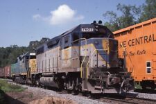 D&H DELAWARE AND HUDSON Railroad Train Locomotive 7607 Original 1980 Photo Slide picture