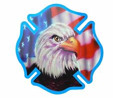 American Flag Eagle USA 6  inch Magnet AK MAG2H picture