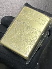 Zippo Licorice Recoil Gold 2 sided engraving anime Rare model 2023 GOLD Senzuk picture
