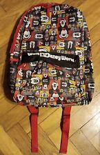 Authentic Walt Disney World Parks Mickey Mouse Backpack Bag Vintage  picture