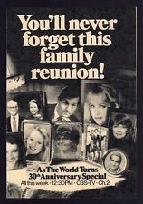 1986 CBS TV AD AS THE WORLD TURNS SOAP OPERA 30th ANNIVERSARY SPECIAL REUNION picture