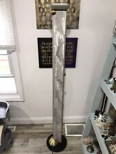 Hand Signed and Number Aluminum and Brass Torchier Floor Lamp by Ron Rezek #181 picture