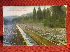 1909. PLACER MINING IN THE WEST. POSTCARD D5 picture