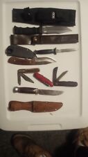 knife lot Fixed, Vintage,New, Collection,Rare picture