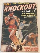 Knockout Magazine Pulp March 1937 Pulps VG picture
